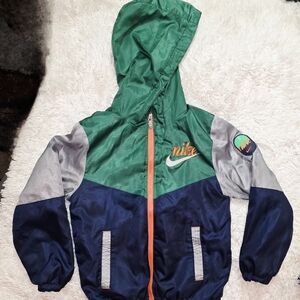Nike Green and Blue Kids Jacket